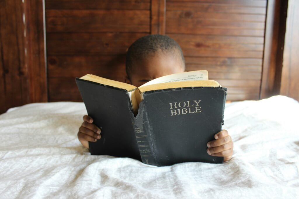 boy reading bible christian nationalism